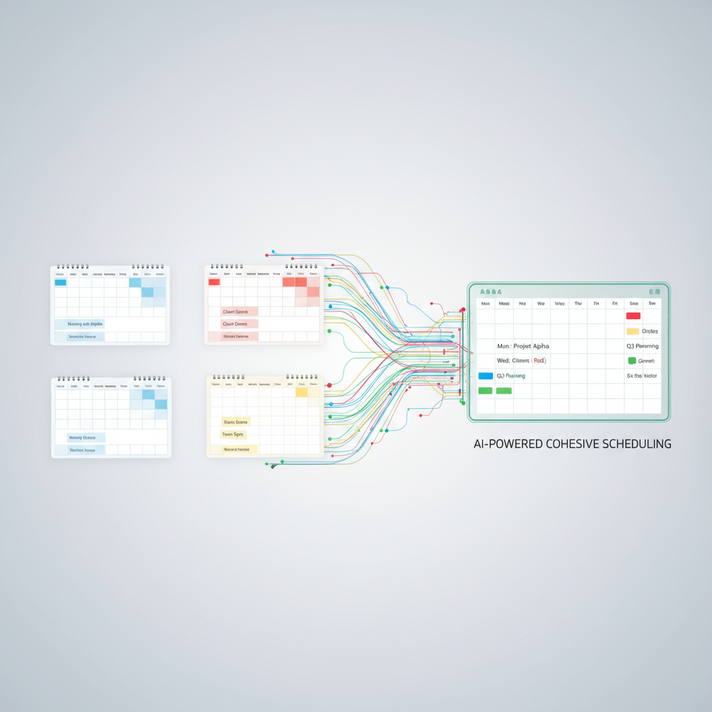 Diagram showing MCP server architecture connecting AI agents to Google Workspace services